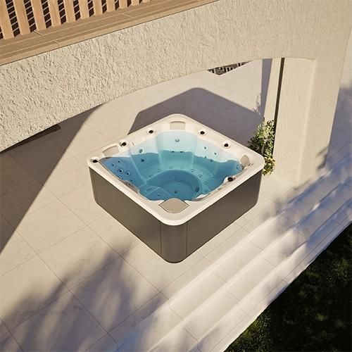 Spa encastrable - PULSE - Aquavia Spa - hors-sol / carré / 6 places
