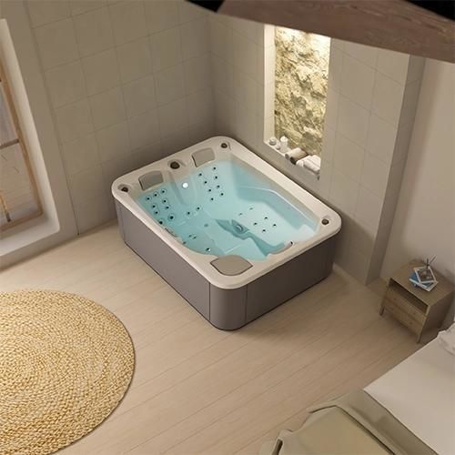 Spa encastrable - TOUCH - Aquavia Spa - hors-sol / rectangulaire / 3 places