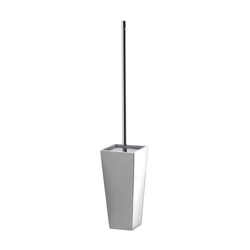 Brosse de toilettes en laiton chromé - 379001_ _ _ - Pomd'or - murale