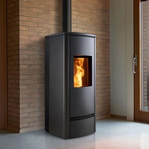 Poêle à granulés - P930 M - Piazzetta - 0 - 5 kW / 11 kW / à poser
