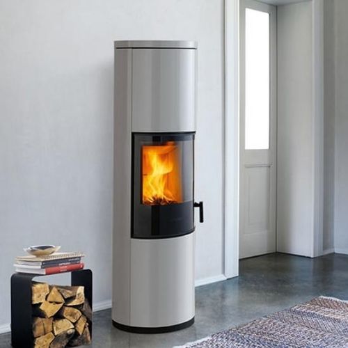 Poêle à bois - E924 A-H - Piazzetta - 5 kW - 10 kW / à poser / contemporain