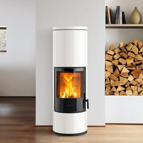Poêle à bois - E924-H - Piazzetta - 5 kW - 10 kW / à poser / contemporain