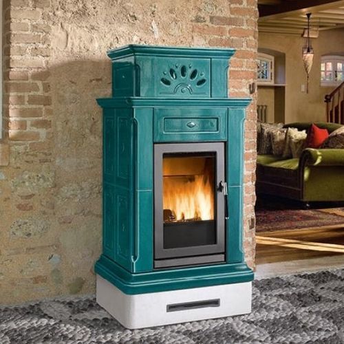 Poêle à bois - CANAZEI - Piazzetta - 5 kW - 10 kW / 10 kW - 20 kW / à poser
