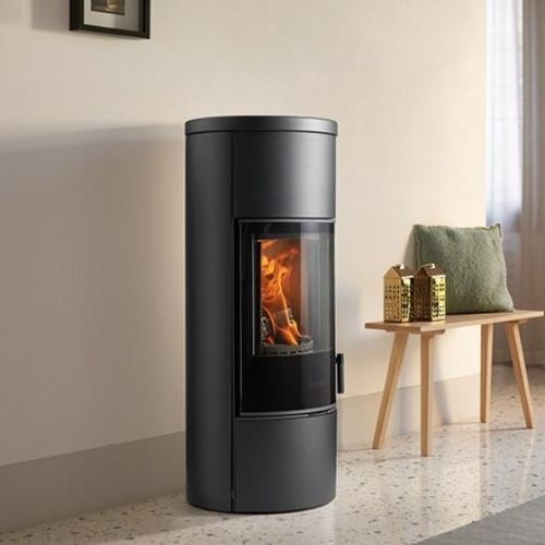 Poêle à bois - E124 - Piazzetta - 5 kW - 10 kW / à poser / d'angle