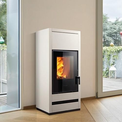 Poêle à bois - E128 - Piazzetta - 5 kW - 10 kW / 10 kW - 20 kW / à poser