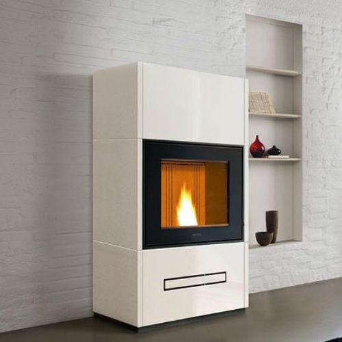 Poêle à granulés - BERNA - Piazzetta - 5 kW - 10 kW / 0 - 5 kW / 10 kW - 20 kW