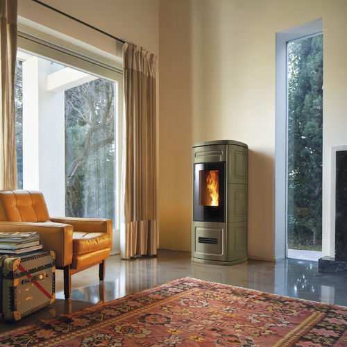 Poêle à granulés - P220 C  - Piazzetta - 0 - 5 kW / 5 kW - 10 kW / multicombustible