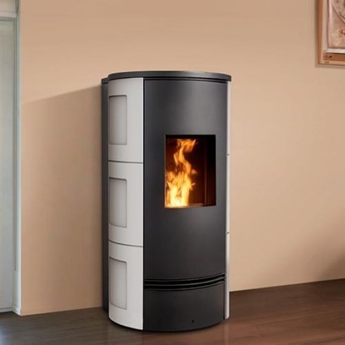 Poêle à granulés - P920 K - Piazzetta - 0 - 5 kW / 5 kW - 10 kW / multicombustible