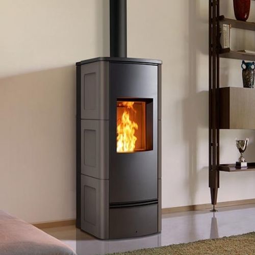 Poêle à granulés - P930 C - Piazzetta - 0 - 5 kW / 5 kW - 10 kW / multicombustible