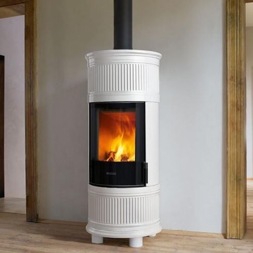 Poêle à bois - E929 C - Piazzetta - 5 kW - 10 kW / à poser / contemporain