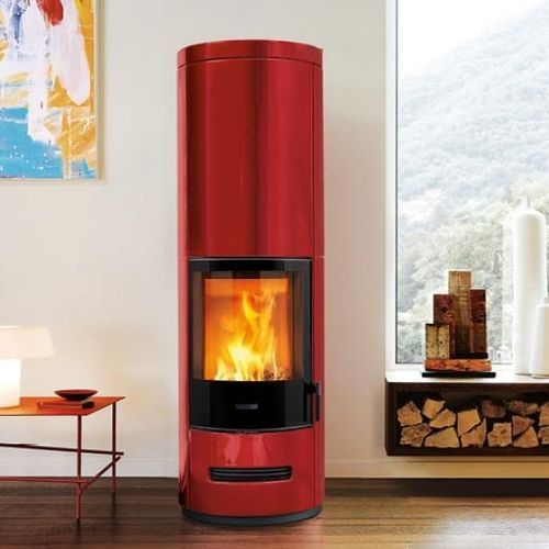 Poêle à bois -  E929 M-H - Piazzetta - 5 kW - 10 kW / à poser / contemporain