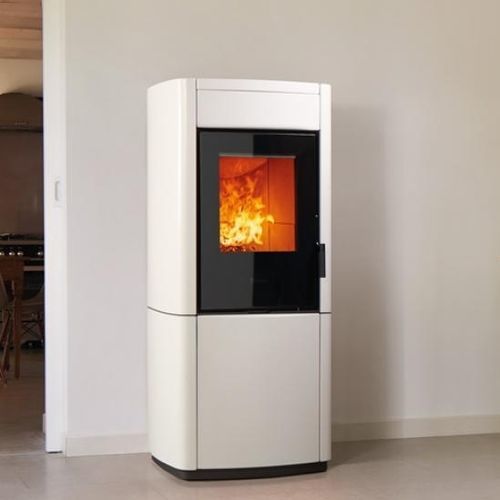 Poêle hybride - E228 M - Piazzetta - à bois / à granulés / 0 - 5 kW