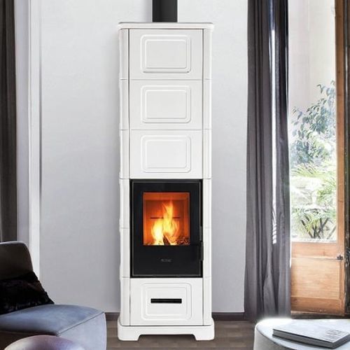 Poêle à bois - E928 C-H - 5 STELLE - Piazzetta - 5 kW - 10 kW / 10 kW - 20 kW / à poser