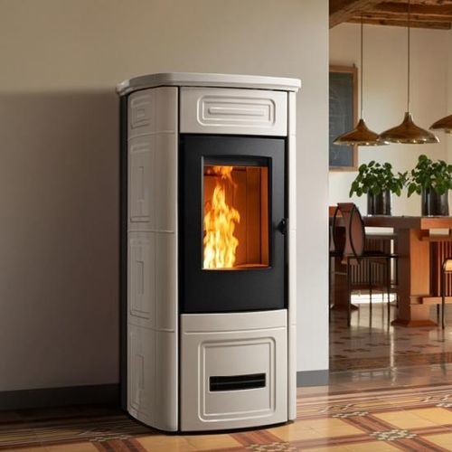 Poêle à granulés - P931 R - 5 STELLE - Piazzetta - 0 - 5 kW / 10 kW - 20 kW / à poser
