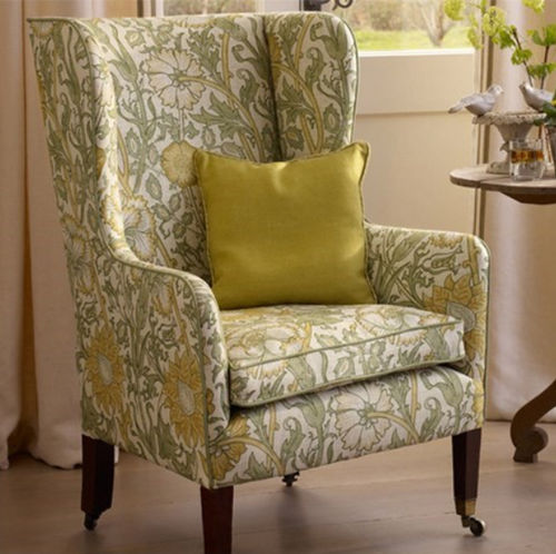 Tissu d'ameublement - PINK & ROSE  - MORRIS & Co. - pour rideaux / pour store enrouleur / à fleurs