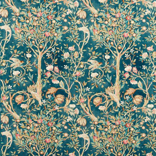 Tissu d'ameublement - MELSETTER  - MORRIS & Co. - pour rideaux / pour store enrouleur / à motif nature
