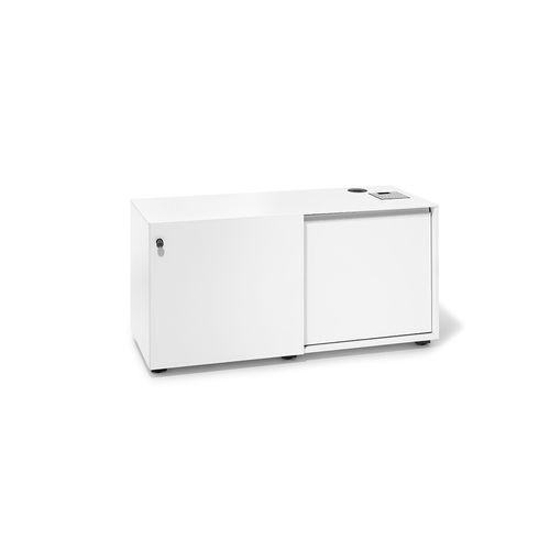 Armoire de classement basse - KT - Bene GmbH - stratifiée / à portes coulissantes / contemporaine