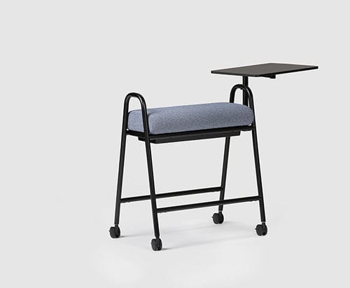 Chaise de conférence contemporaine - U-TURN - Bene GmbH - d'intérieur / en tissu / avec piètement en acier