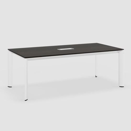 Table de réunion contemporaine - AL MEETING - Bene GmbH - en bois / avec piètement en aluminium / rectangulaire