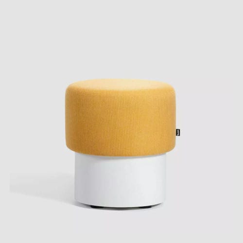 Pouf contemporain - PARCS POP-UP - Bene GmbH - en tissu / en cuir / rond
