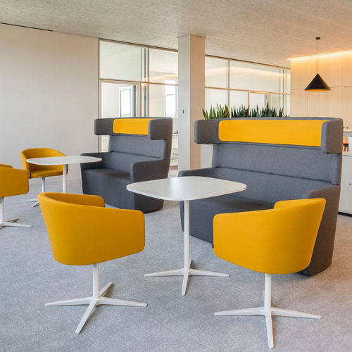 Canapé modulable - PARCS WING - Bene GmbH - contemporain / en tissu / tapissé