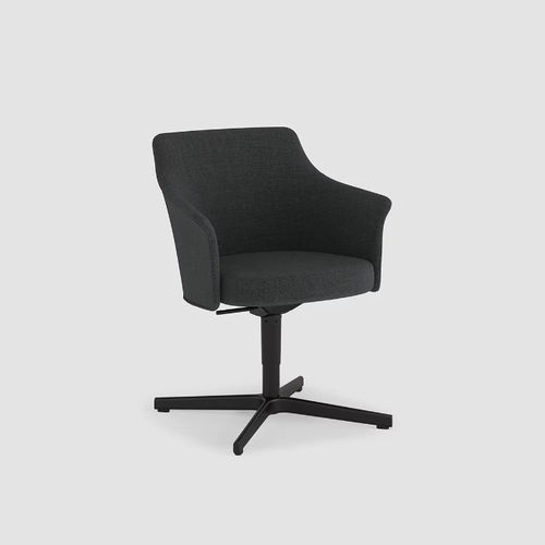Chaise visiteur contemporaine - PORTS - Bene GmbH - d'intérieur / en tissu / avec piètement en métal