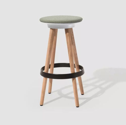 Table mange-debout contemporaine - TIMBA - Bene GmbH - en MDF / en métal / en verre