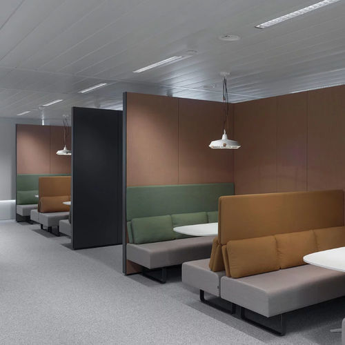 Cloison amovible - NOOXS - Bene GmbH - en bois / en tissu / professionnelle