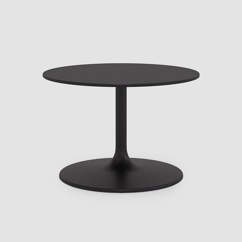 Table basse contemporaine - CASUAL Side Table - Bene GmbH - en Fenix NTM® / avec piètement en acier thermolaqué / ronde
