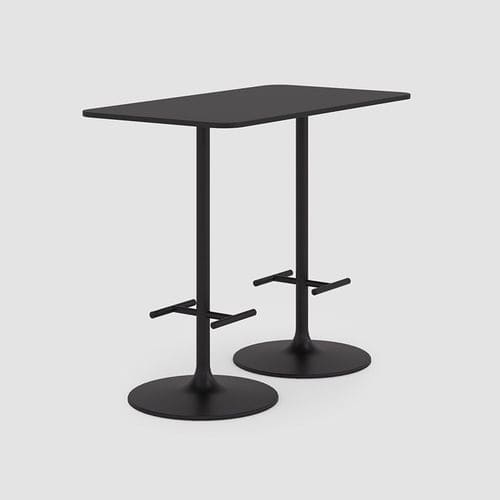 Table mange-debout contemporaine - CASUAL Table high - Bene GmbH - en Fenix NTM® / avec piètement en acier à revêtement par poudre / rectangulaire
