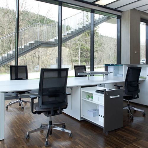 Caisson de bureau en hêtre - CUBE_S - Bene GmbH - en érable / en bambou / à 1 tiroir