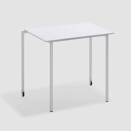 Table d'enseignement contemporaine - MOBILE_COM TABLE - Bene GmbH - en placage de bois / en mélaminé / avec piètement en métal