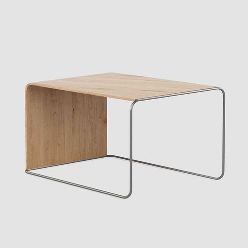 Table d'appoint contemporaine - PARCS PLY TABLE - Bene GmbH - en acier / bois / avec piètement en métal