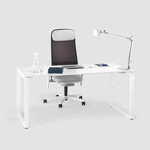 Bureau pour open space - SQUARE WORKSTATION - Bene GmbH - sur pied / contemporain / en stratifié