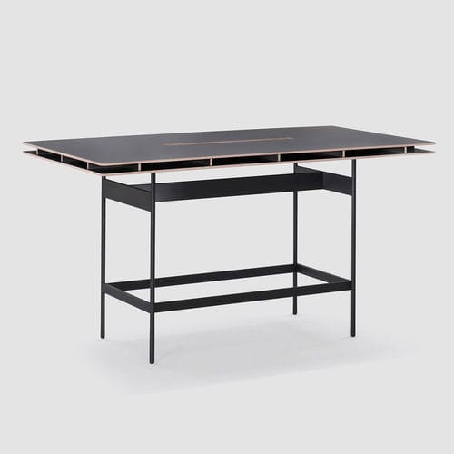 Table de conférence contemporaine - STUDIO FACT HIGH - Bene GmbH - en chêne / en châtaignier / en mélaminé