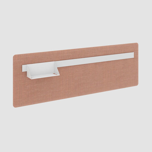 Séparateur de bureau sur bureau - T-PANEL - Bene GmbH - en tissu / de protection / bleu