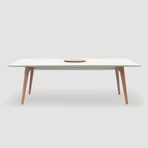 Table de travail contemporaine - TIMBA TABLE - Bene GmbH - en acier à revêtement par poudre / en MDF / en bois massif
