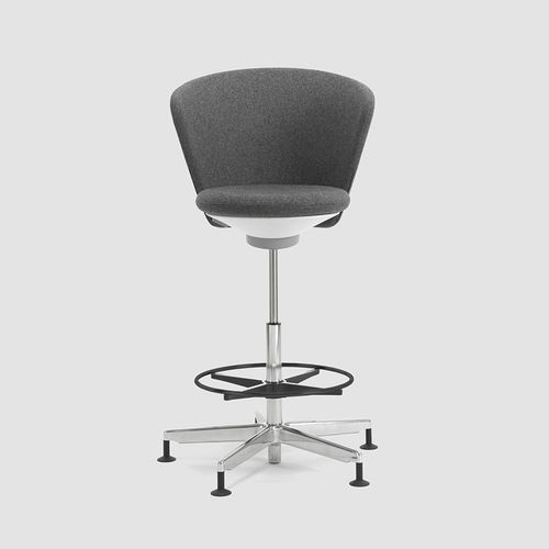 Tabouret de travail contemporain - BAY - Bene GmbH - en tissu / en cuir / en simili cuir