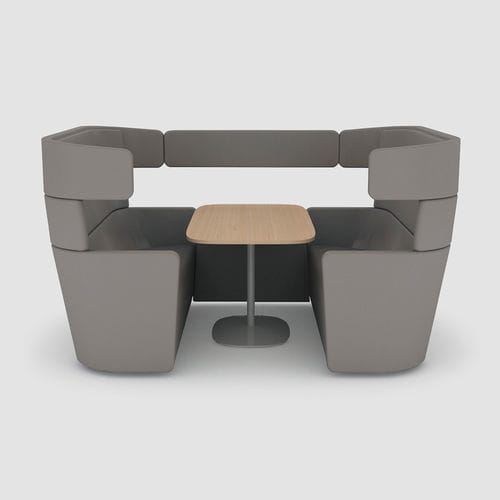 Canapé modulable - PARCS AMERICAN DINER - Bene GmbH - contemporain / en tissu / avec dossier haut