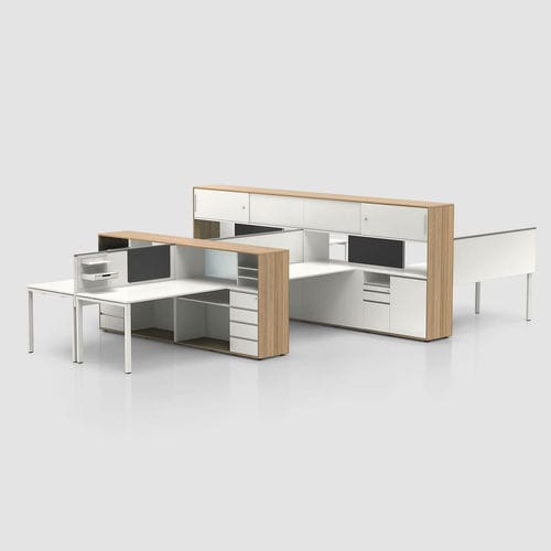 Poste de travail pour bureau - CUBE_S - Bene GmbH