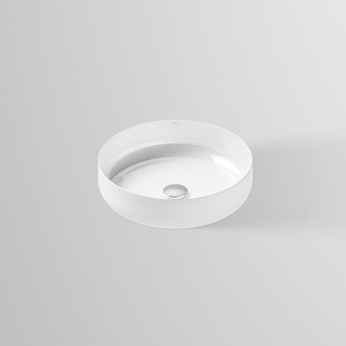 Vasque à poser - AB.SO SERIES  - Alape - en acier vitrifié / antibactérienne / ronde