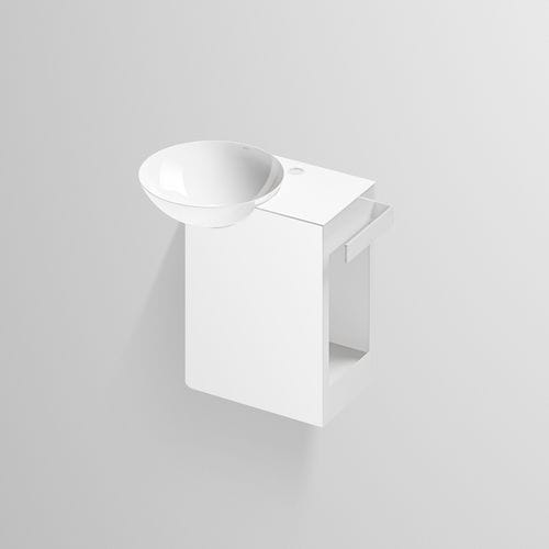 Meuble vasque suspendu - WP.INSERT SERIES - Alape - en acier vitrifié / contemporain / sans porte