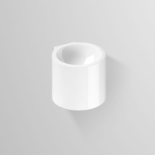 Vasque suspendue - WT.RS SERIES - Alape - en acier vitrifié / antibactérienne / ronde