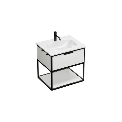 Vasque avec tiroir intégré - SGUJ063 - Burgbad - à encastrer / en céramique / en aluminium