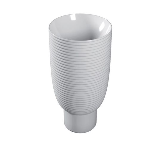 Vasque sur pied - LOOM : LO08542001 - Disegno Ceramica - en céramique / ronde / contemporaine