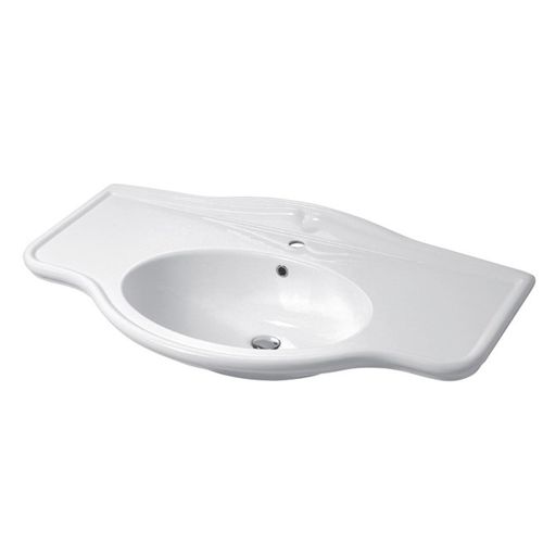 Vasque à encastrer - PAOLINA : PA11000101 - Disegno Ceramica - en céramique / ovale / contemporaine