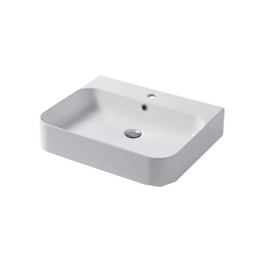Vasque suspendue - SLIM : SL06048101 - Disegno Ceramica - en céramique / rectangulaire / contemporaine