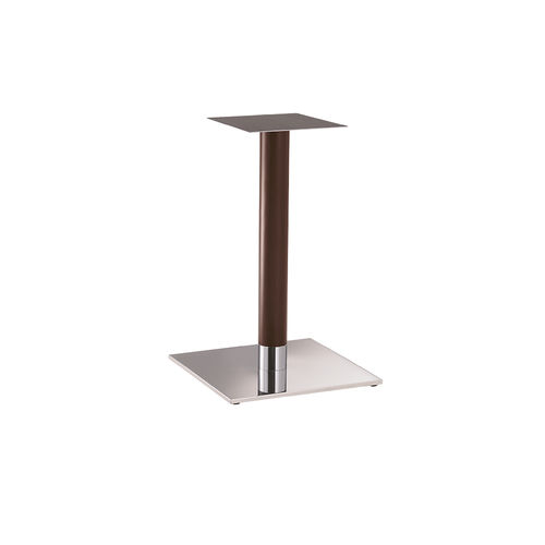 Pied de table en acier inoxydable poli - FT 070 - DRIGANI SRL - en bois / contemporain