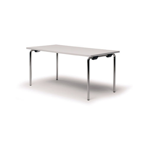 Pied de table en métal chromé - FT 042 - DRIGANI SRL - contemporain