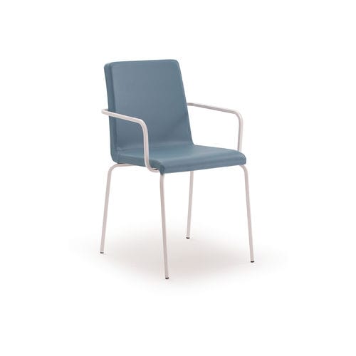 Chaise contemporaine - PL 511 - DRIGANI SRL - d'intérieur / en tissu / en cuir
